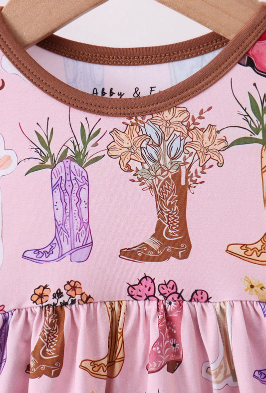 Prairie Blossom Cowgirl Bubble Dress