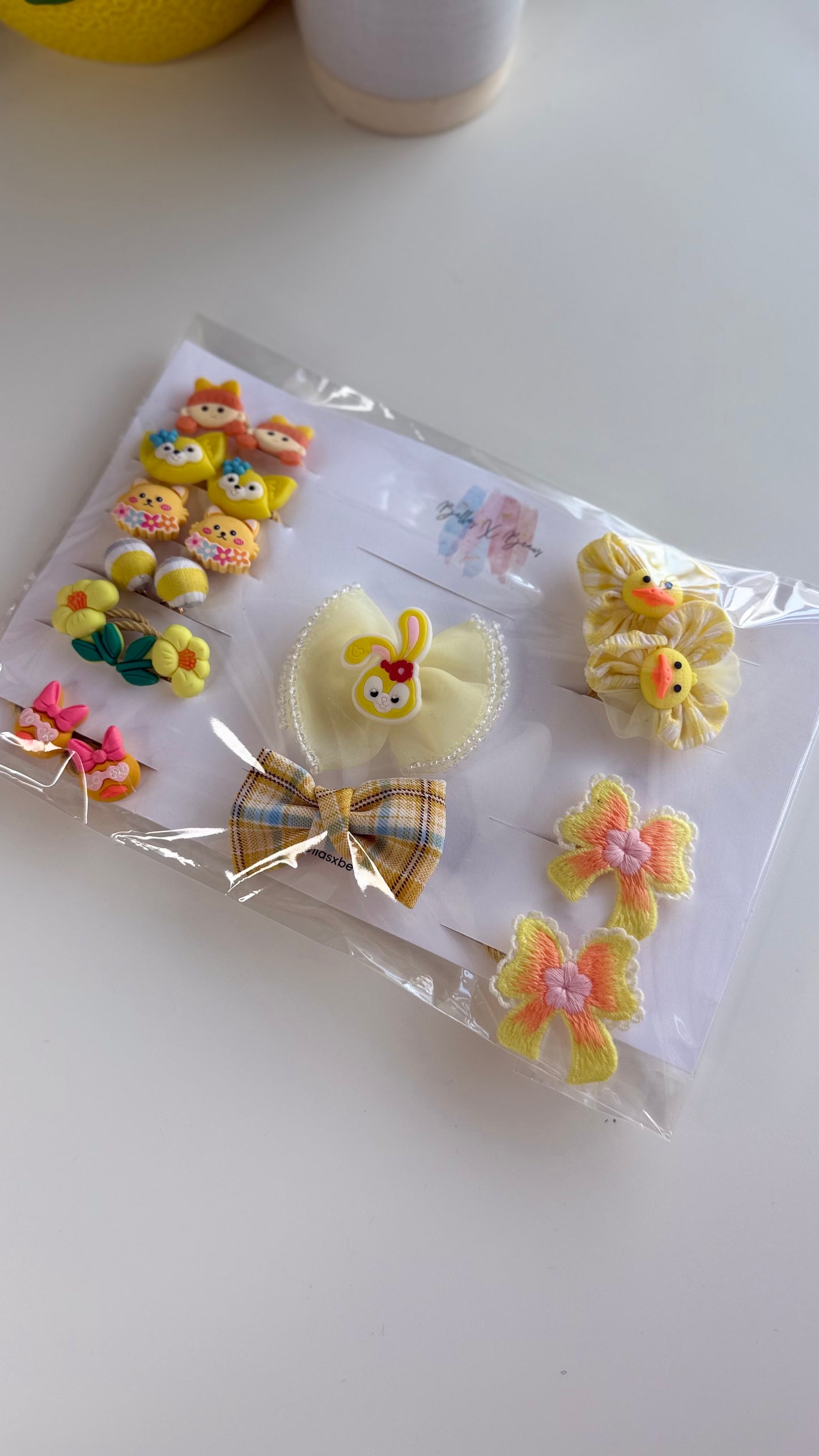 Pastel Garden Hair Tie Set