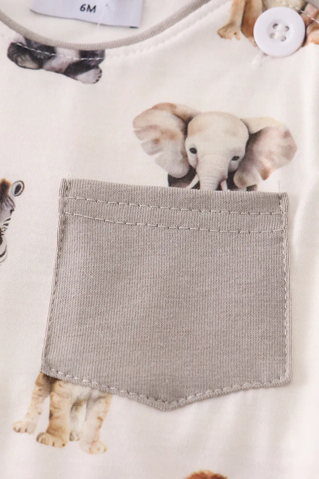 Wild & Whimsy Baby Romper