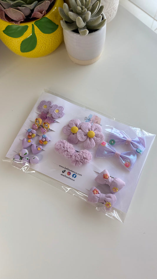 Pastel Garden Hair Tie Set