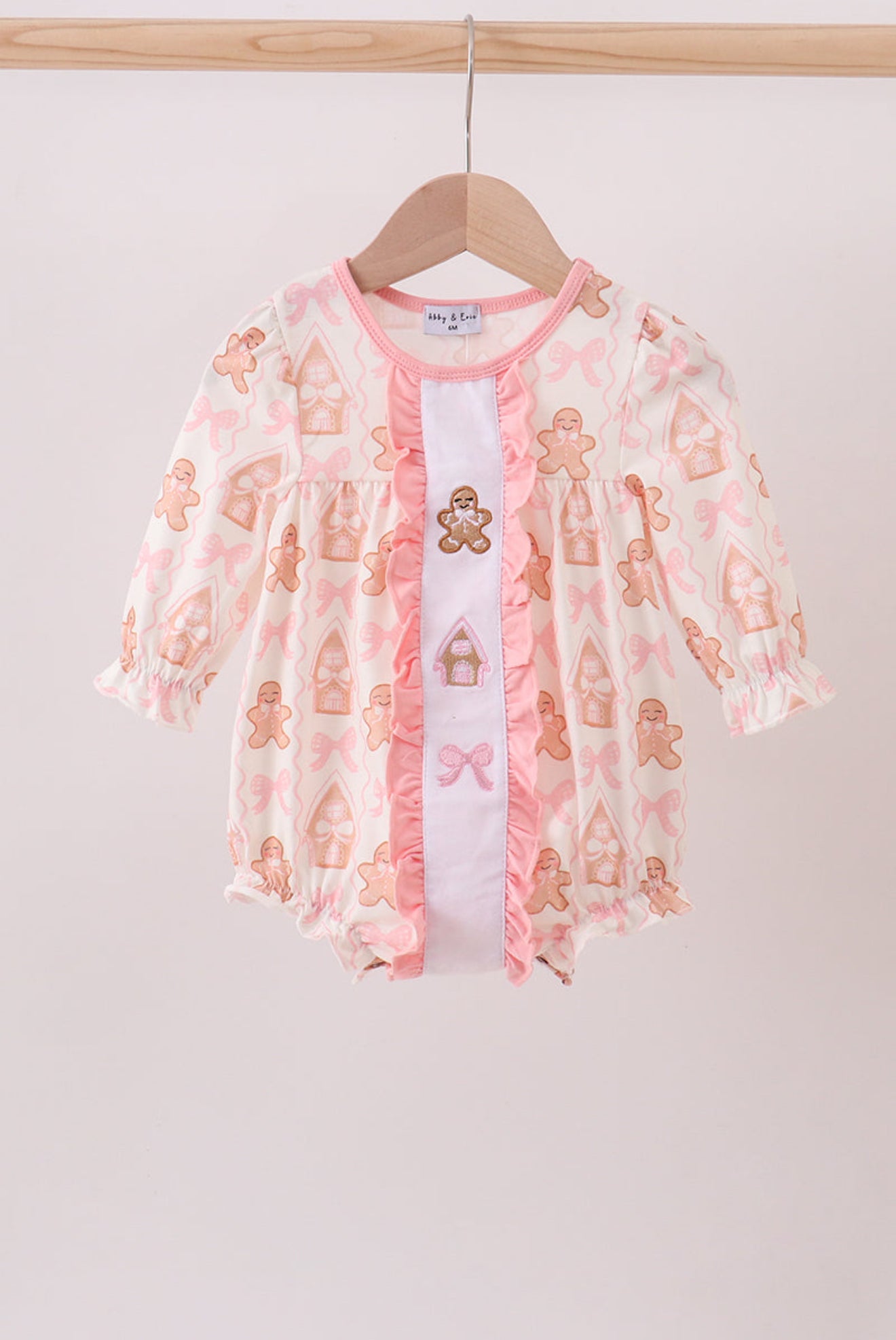 Gingerbread Dreams Baby Romper