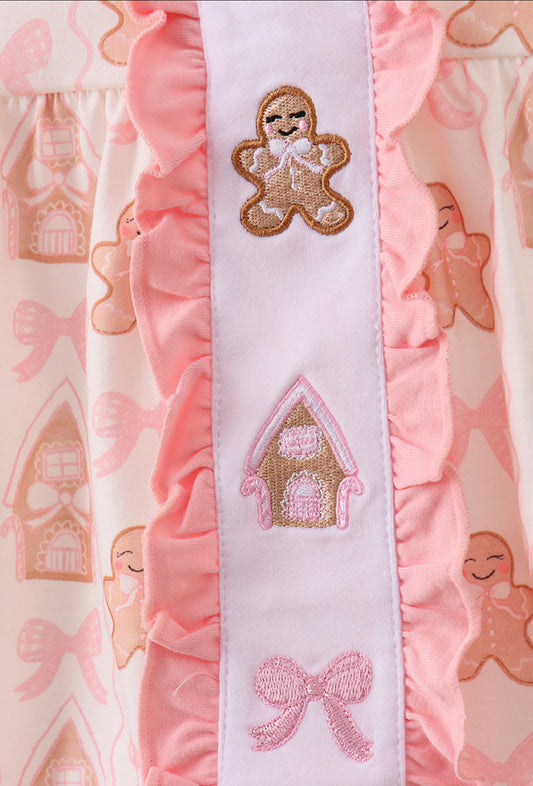 Gingerbread Dreams Baby Romper