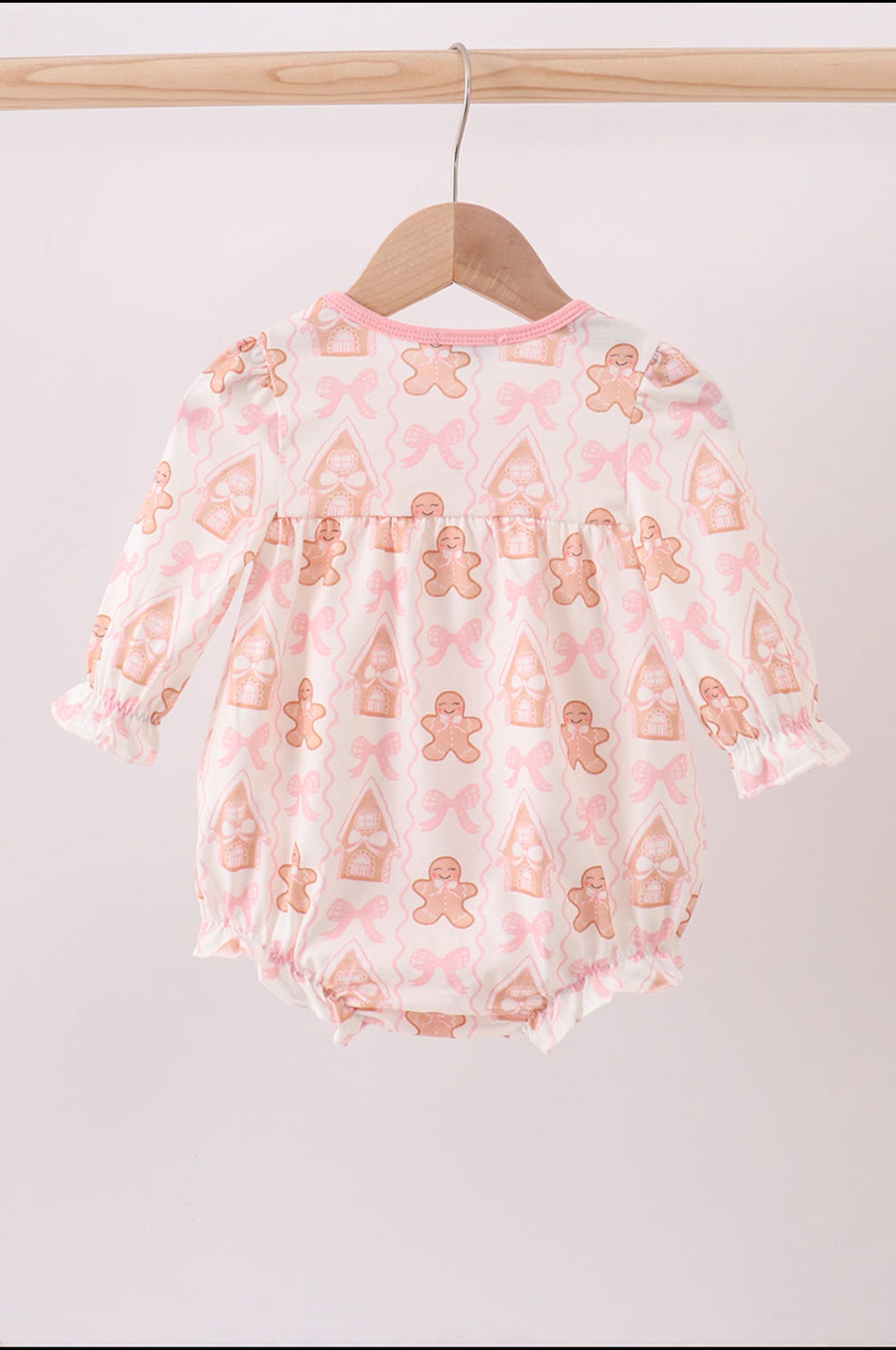 Gingerbread Dreams Baby Romper