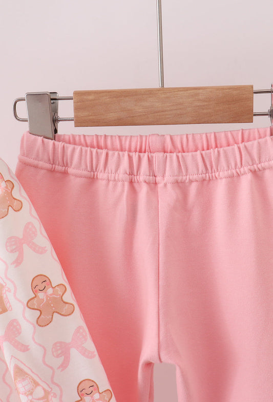 Gingerbread Dream Set | Toddler Tunic & Leggings Holiday Outfit