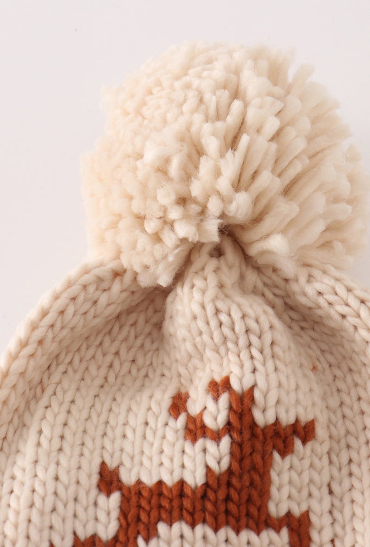 Kid & Baby Reindeer Pompom Beanie
