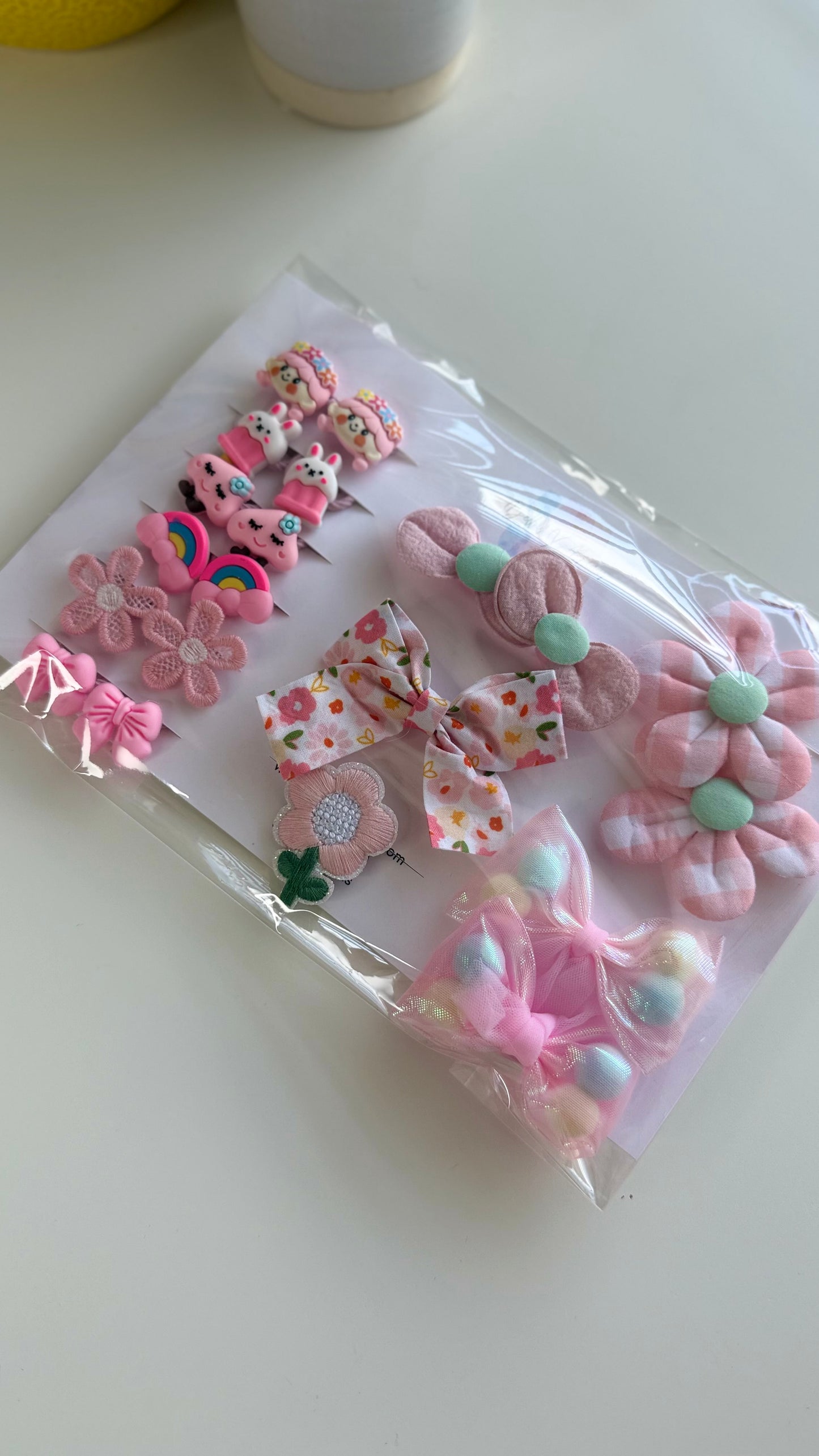 Pastel Garden Hair Tie Set