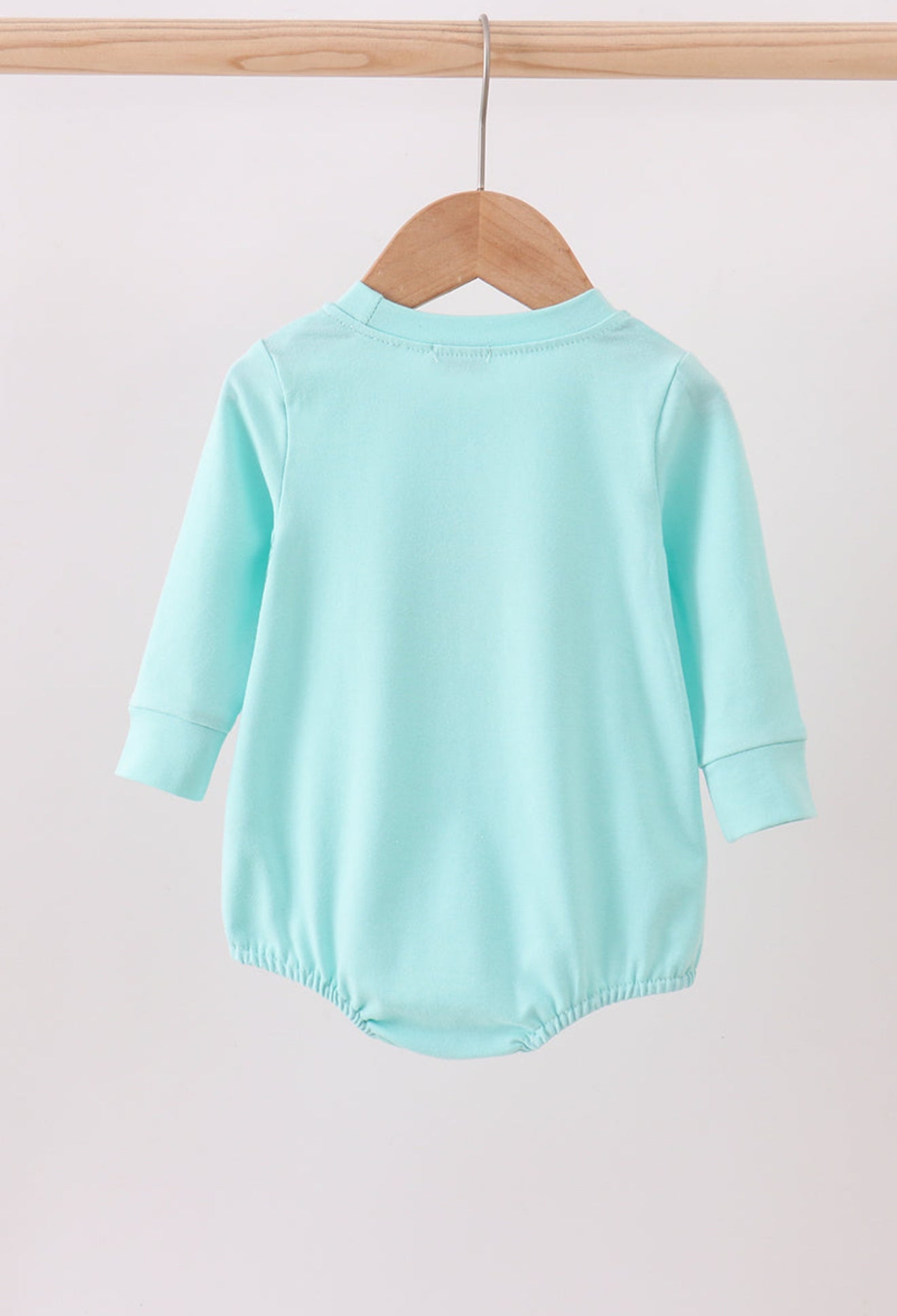 Mint Gingerbread Boy Romper – Holiday Cutie Edition