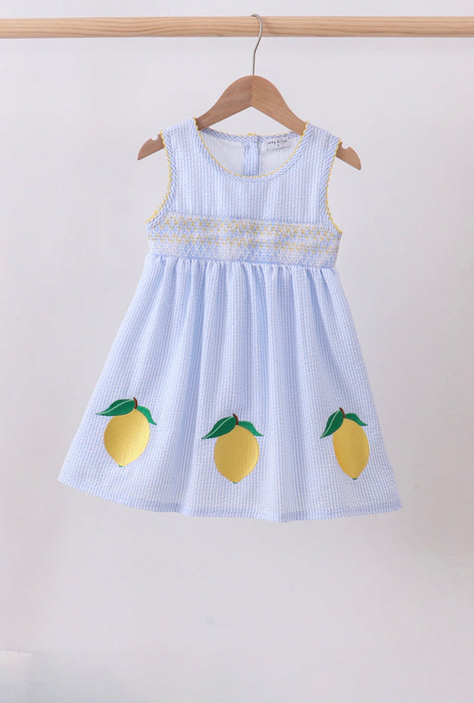 Squeeze the Day Lemon Smocked Dress 🍋