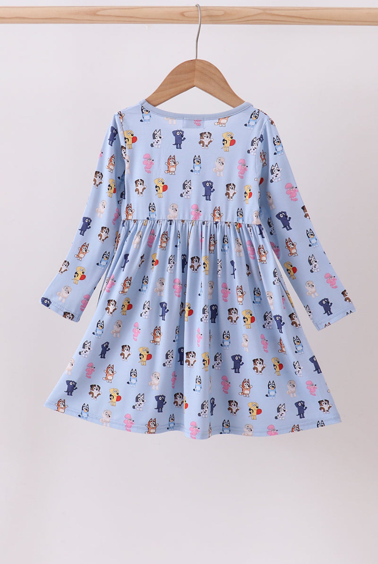 Bluey Friends Long Sleeve Twirl Dress