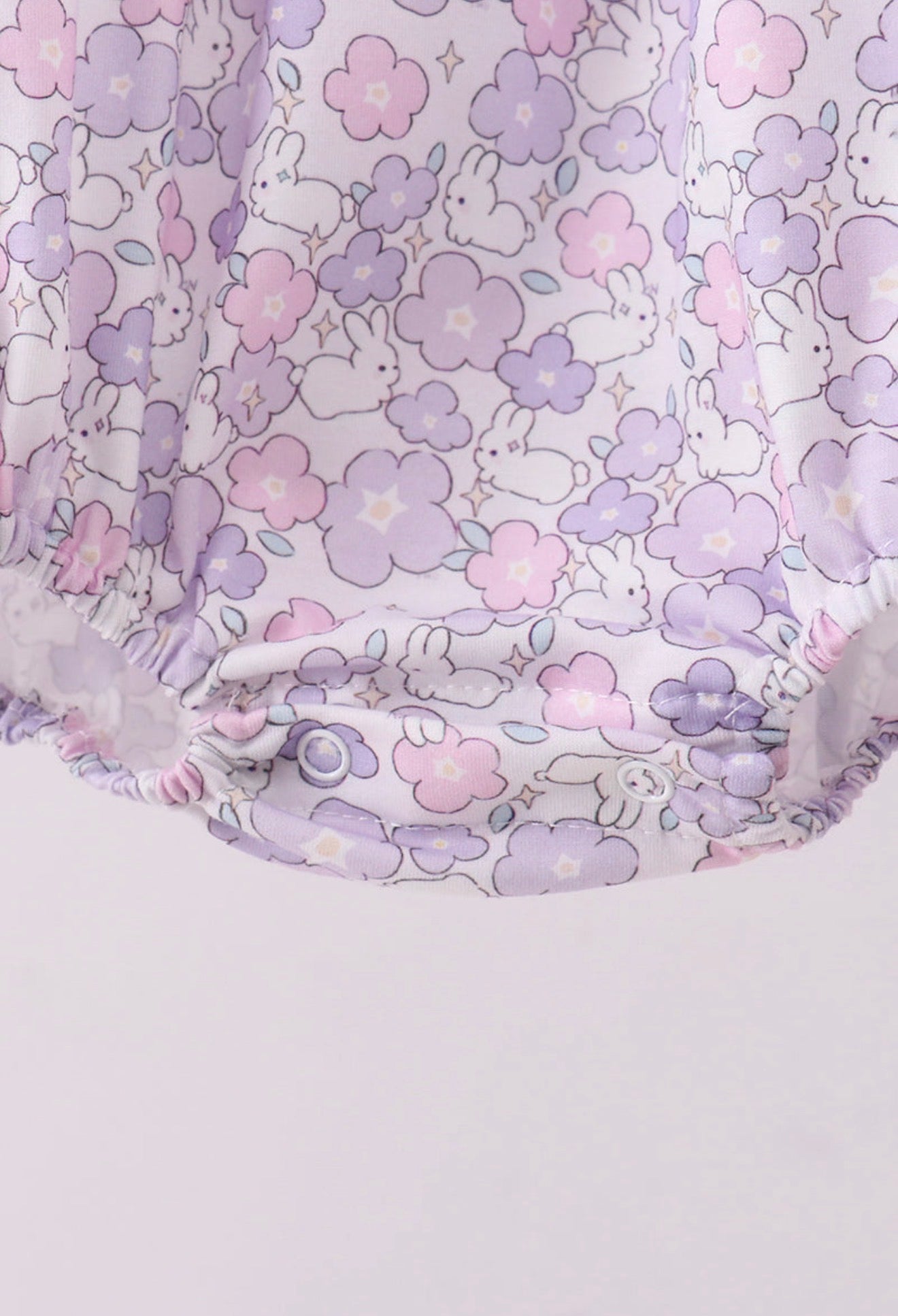 Blossomed Bunny Smocked Romper