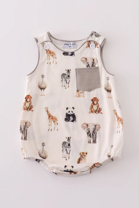 Wild & Whimsy Baby Romper