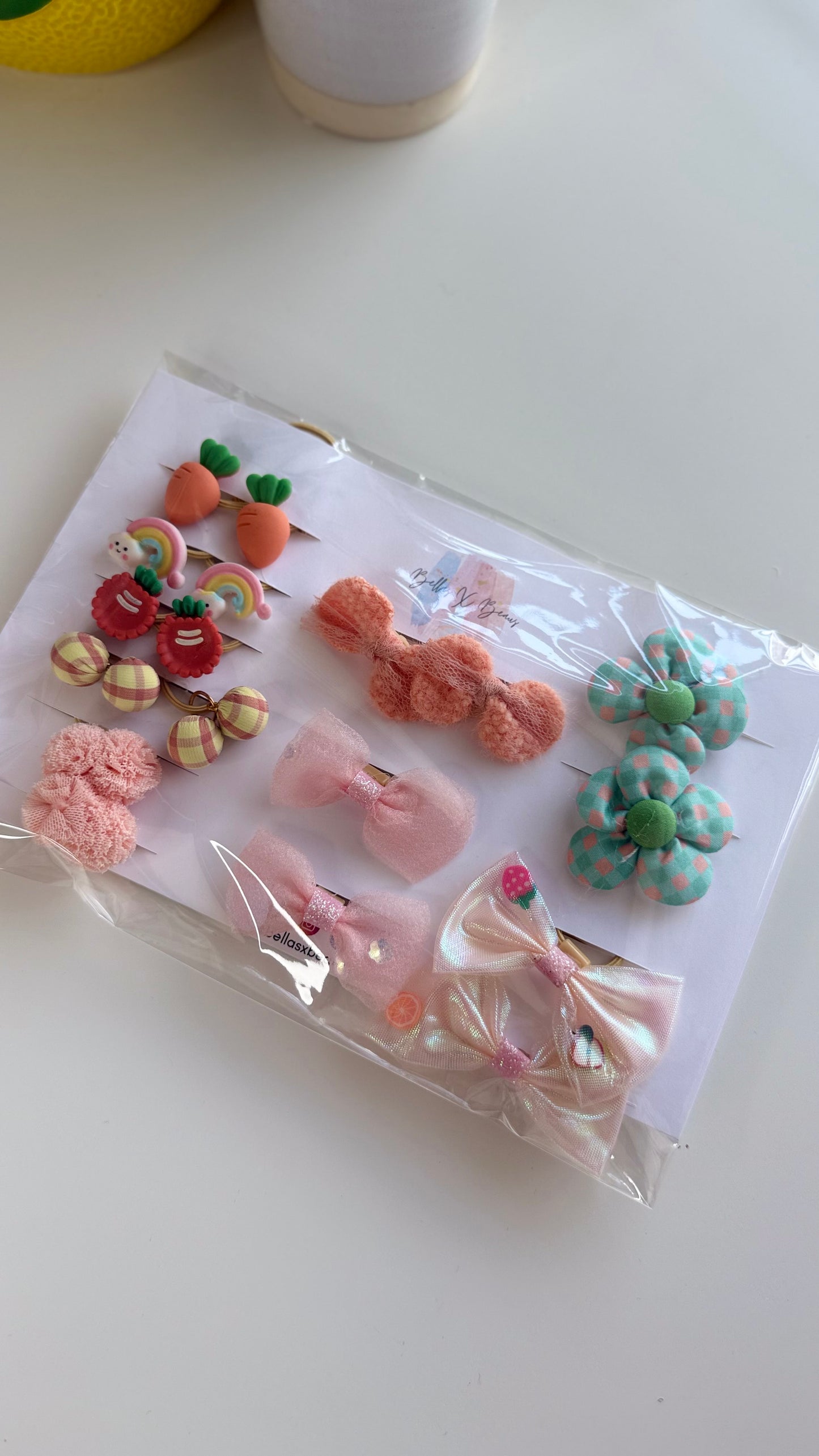 Pastel Garden Hair Tie Set