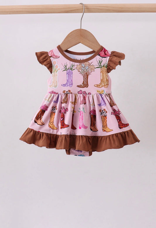 Prairie Blossom Cowgirl Bubble Dress