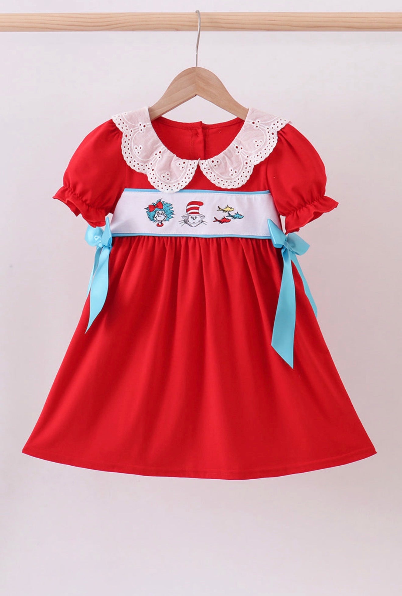 Red Character Bow Dress