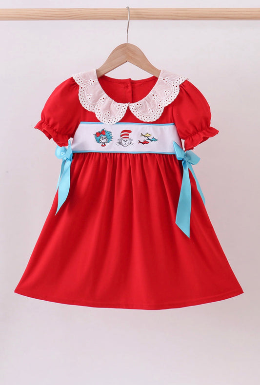 Red Character Bow Dress