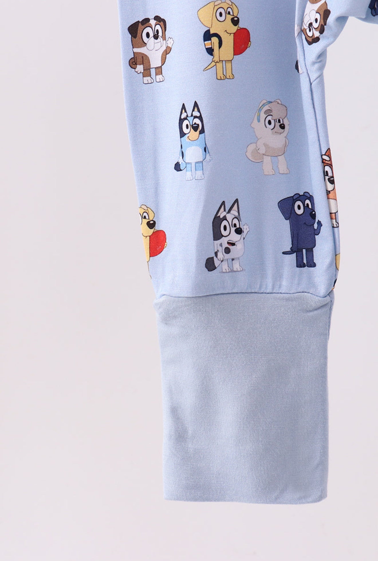 Bluey Friends Zip-Up Footie Pajamas
