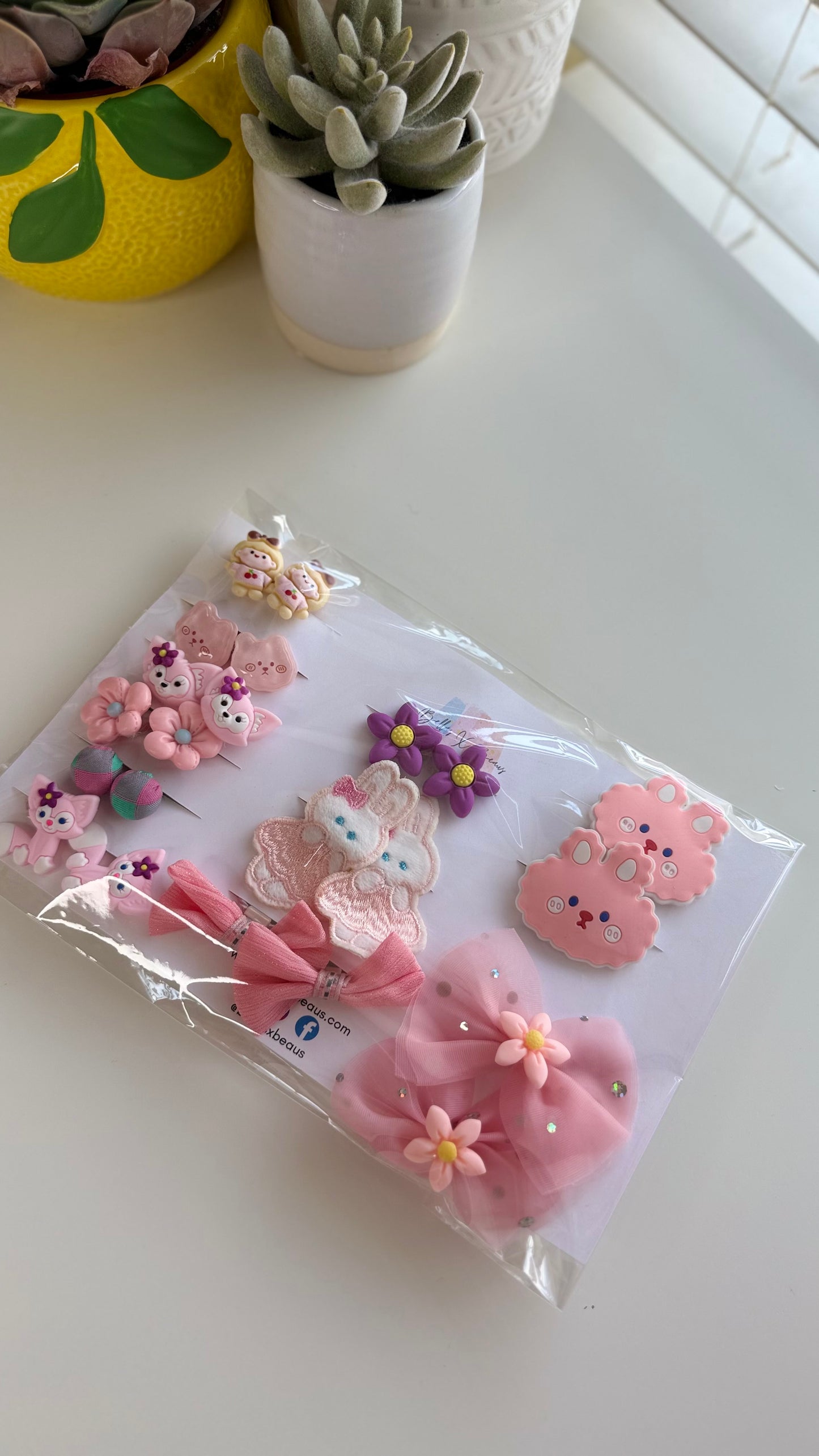 Pastel Garden Hair Tie Set