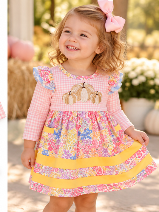 🎃 Pumpkin Bloom Dress