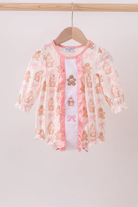 Gingerbread Dreams Baby Romper